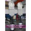 Bonnect Bolted Knife Gate Valve with V Type Delfection Cone